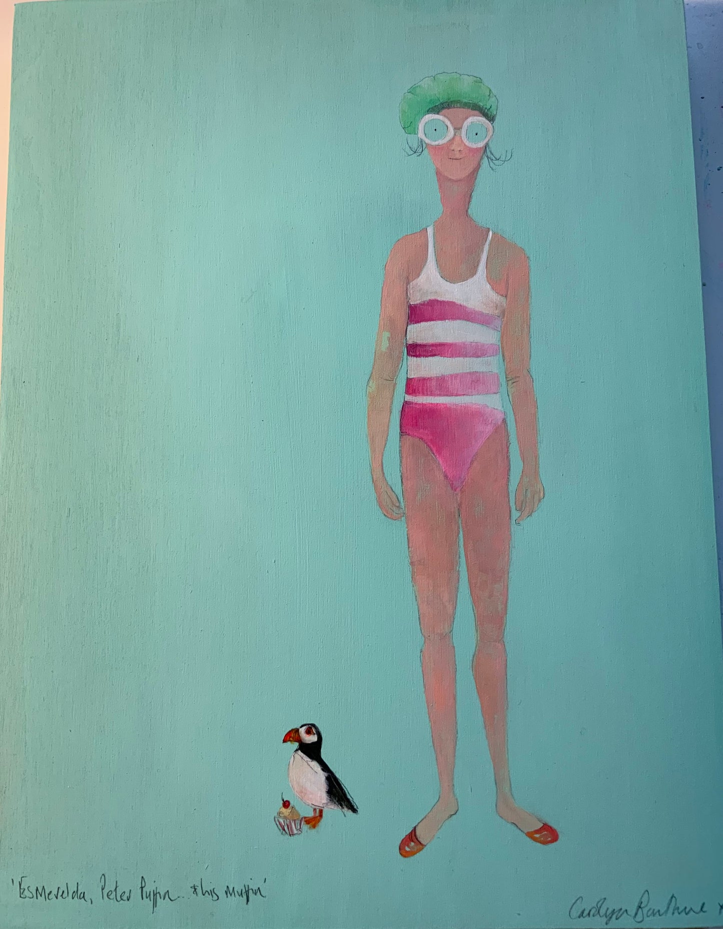 ‘Esmeralda, Peter Puffin & his muffin’